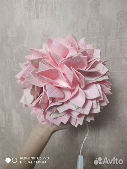 Ночник из изолона гортензия