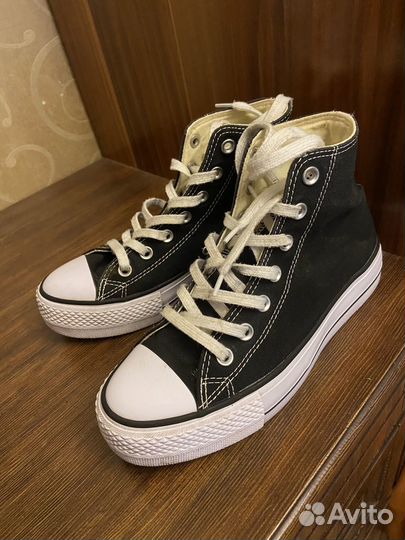 Кеды converse женские на платформе 38 р