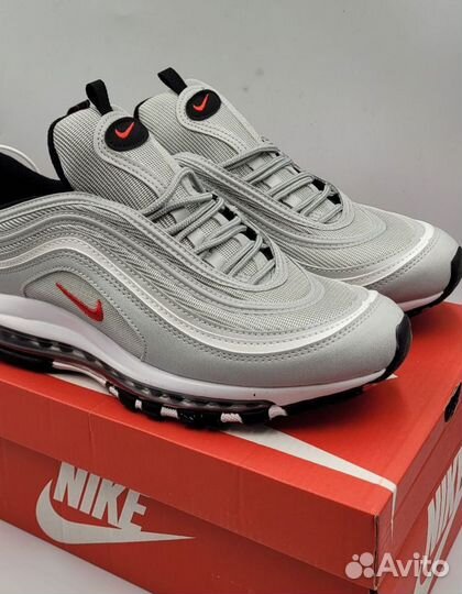 Кроссовки nike air max 97 silver bullet