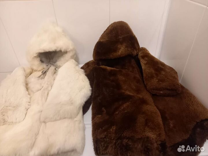 Шубки детские кроличья и мутоновая СССР