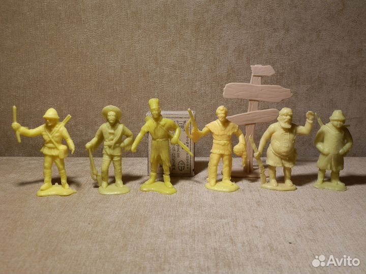 Солдатики индейцы ковбои Апачи WildWest