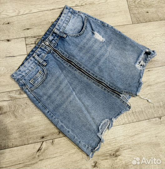 Юбка джинсовая