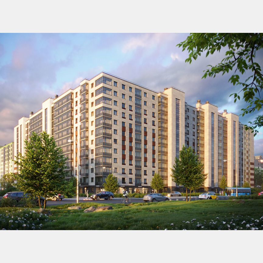 Квартира-студия, 29,8 м², 2/12 эт.