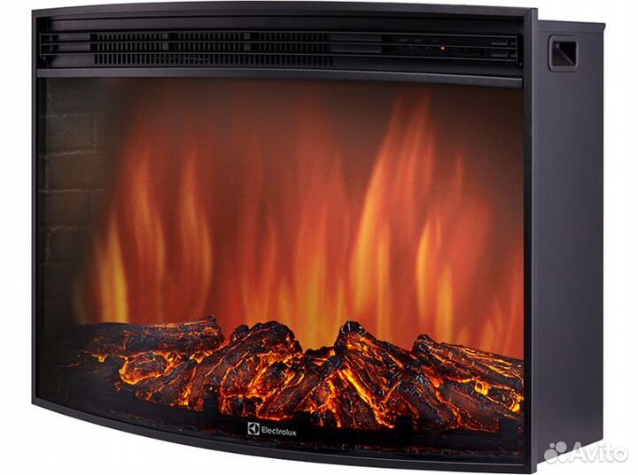 Камин. Электрокамин Bianco орех+очаг Electrolux