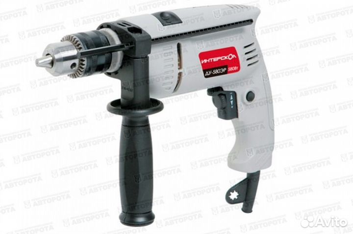 Дрель ударная Интерскол ду-13/580эр/Т 580Вт, ф13мм