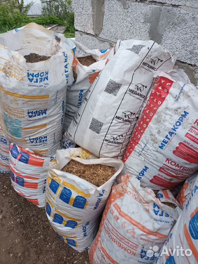 Навоз в мешках куриный с опилками