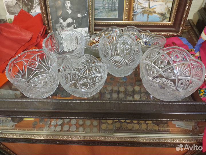 Хрустальная ваза