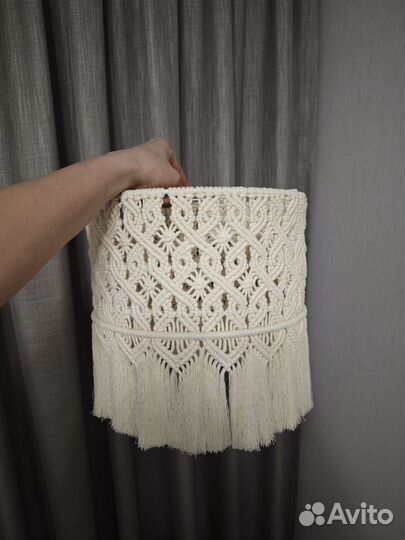 Абажур люстра макраме