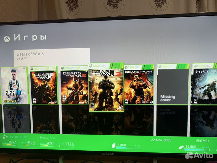 Xbox 360E Прошитая (2 геймпада, Kinnect)