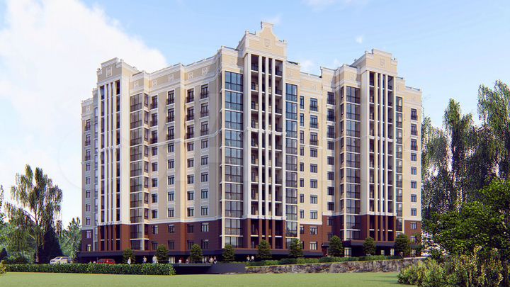 3-к. квартира, 123,6 м², 1/10 эт.