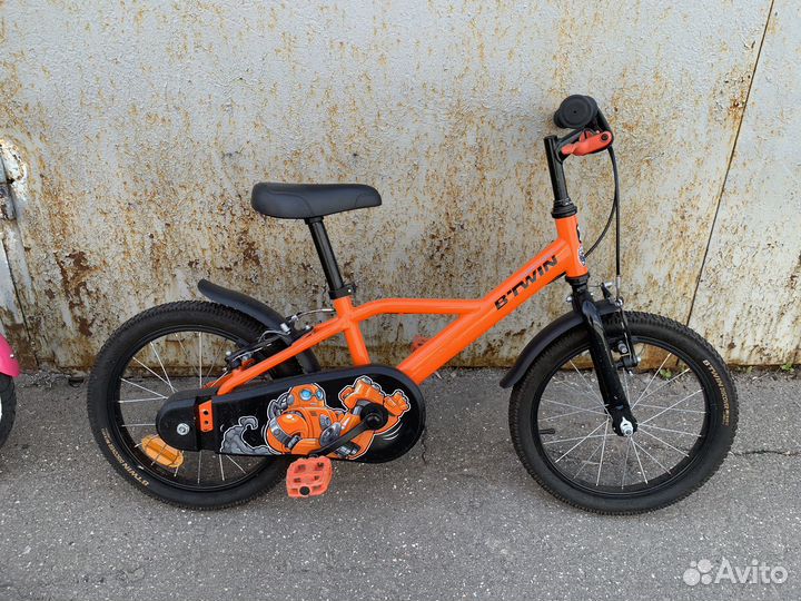 Велосипед для детей 4-6 лет 500 robot Btwin