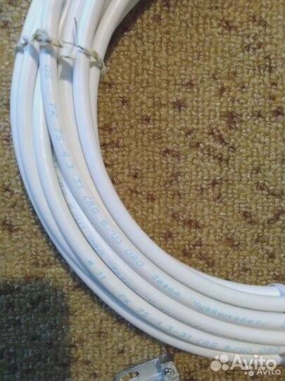 Кабель рк 75-4,3-31 (RG6/U) медь 9м