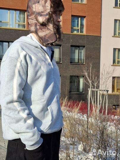 Серая зипка Rick Owens/Balenciaga type y2k