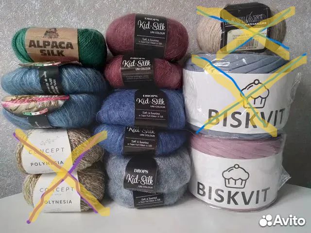 Пряжа мохер drops, ввв, Michell Alpaca Sil Бисквит