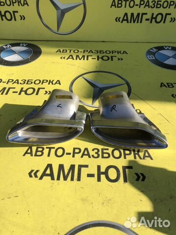 Mercedes W205 C-class AMG Насадки глушителя