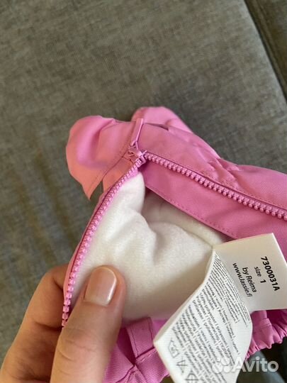 Варежки краги на 1 год