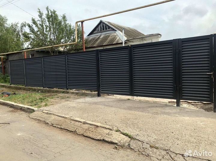 Забор жалюзи