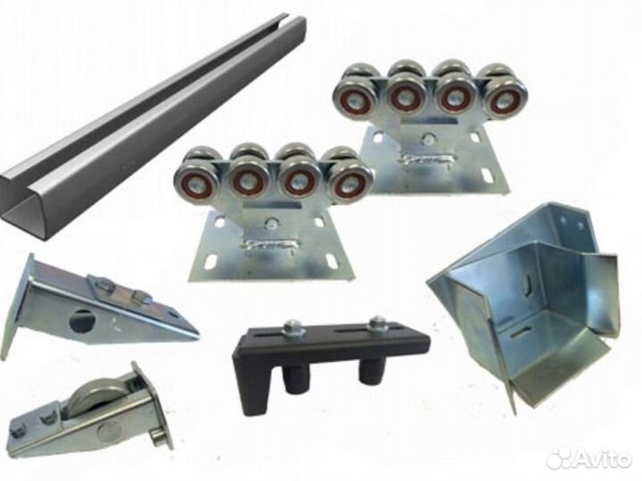 Комплектующие для откатных ворот и балка 6м