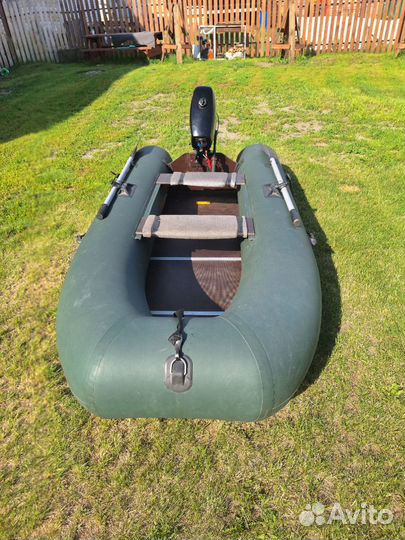 Лодка пвх капитан 280Т (слань) + Мотор Marlin 3.5л