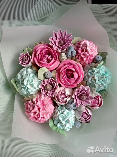 Съедобный букет из зефира