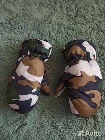 Варежки зимние детские