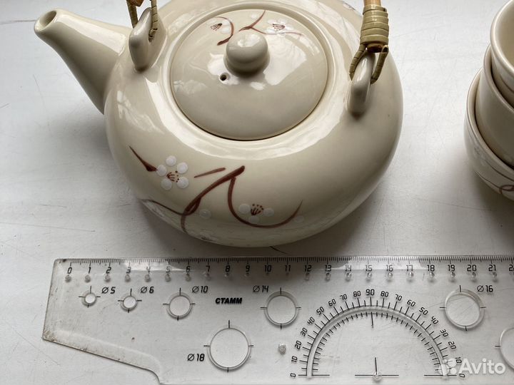 Чайник заварочный новый с пиалами