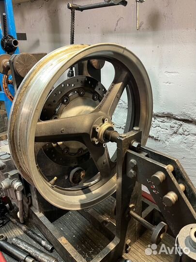 Правка мотоциклетных литых и спицовынных колес