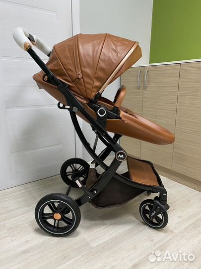 Коляска 3 в 1 Эко кожа (новая)