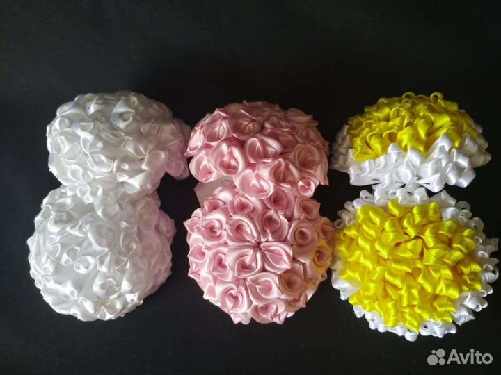 Банты для волос бантики ручная работа новые