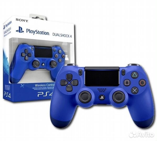 Геймпад Sony Беспроводной PlayStation 4 PS4 синий