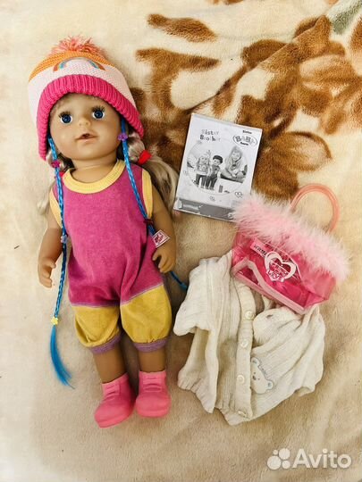 Кукла baby born сестричка бэби борн пакетом
