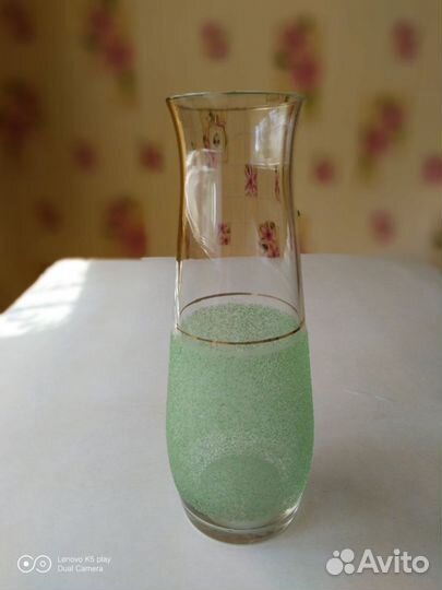 Две редкие изящные винтажные вазы для цветов, СССР