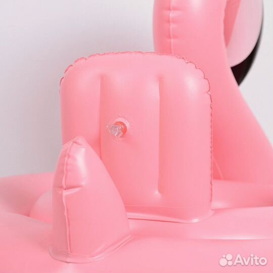 Надувные ходунки (круг со спинкой) Фламинго