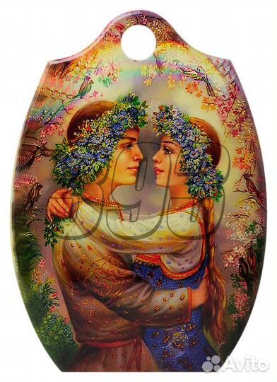 Доска разделочная круглая гигантская Пара (40865)