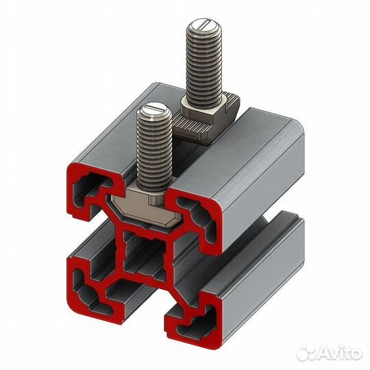 Крепеж комплектующие для конструкционного профиля