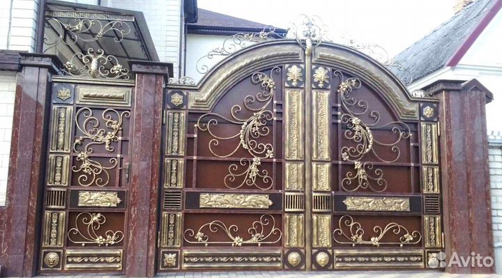 Кованые ворота