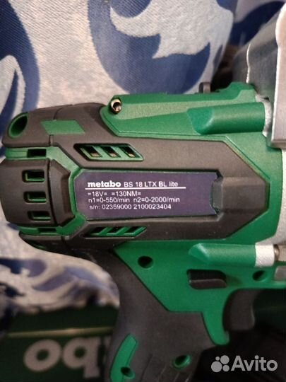 Шуруповёрт для ледобура metabo BS 18 LTX Bl