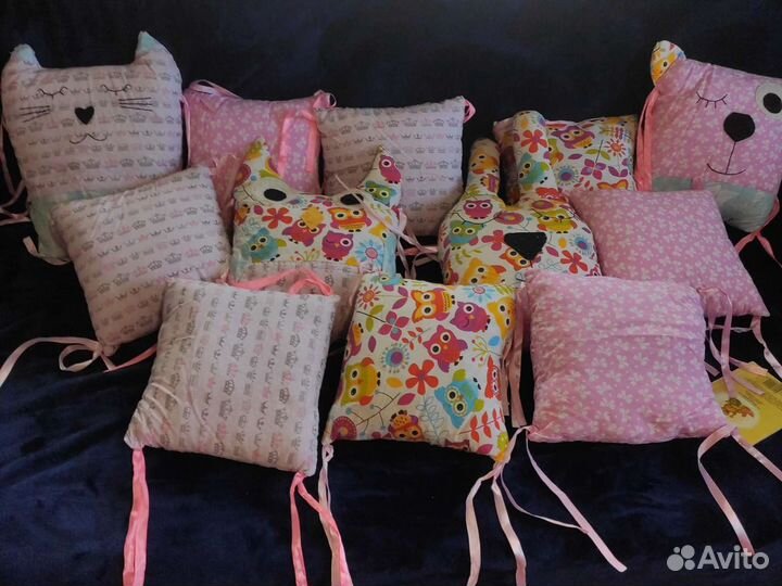 Бортики в детскую кроватку