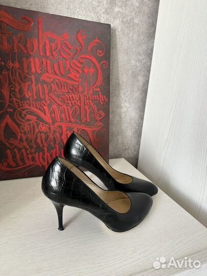 Кожаные туфли женские