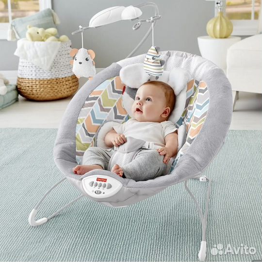 Шезлонг для новорожденного Fisher Price щенок