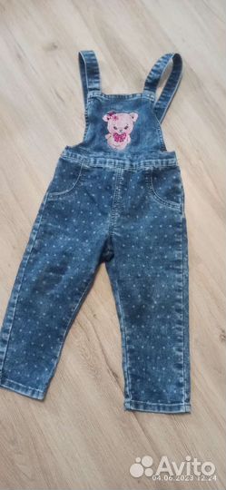 Джинсовый комбинезон