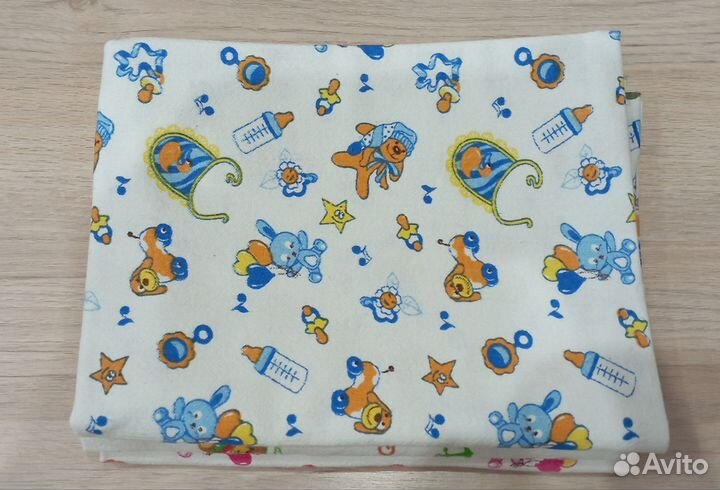 Пеленки детские 78*102 х/б - 3 шт