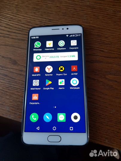 Телефон meizu pro 6 plus