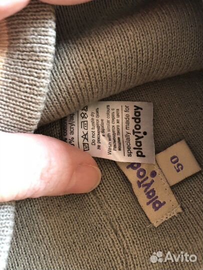 Шапка детская и шарф на 6-8 лет