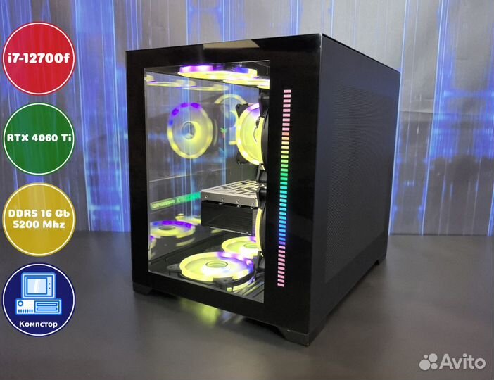 Игровая система i7-RTX4060Ti-16DDR5-QDE3128970-B760