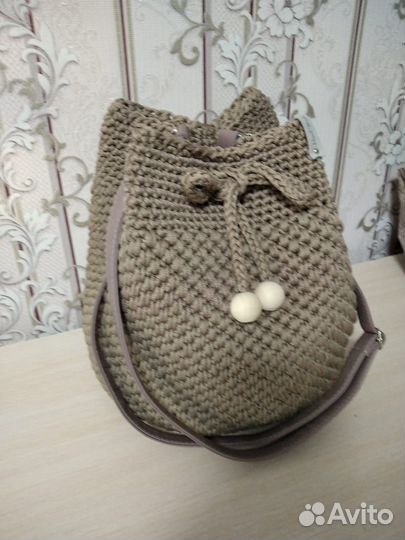 Сумка женская вязаная