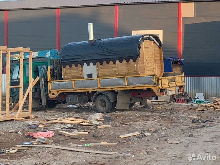 Баня-бочка квадро в наличии