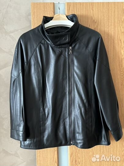 Куртка кожаная женская, mondial 48р. Новая