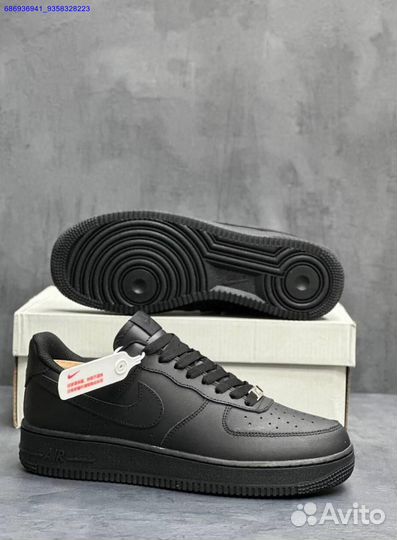 Кроссовки nike air force 1 black (Арт.73271)