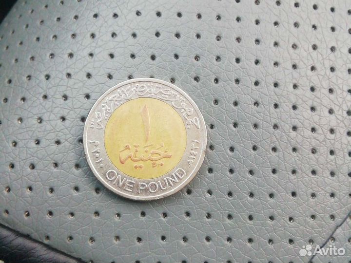 Продам один фунт египетская монета